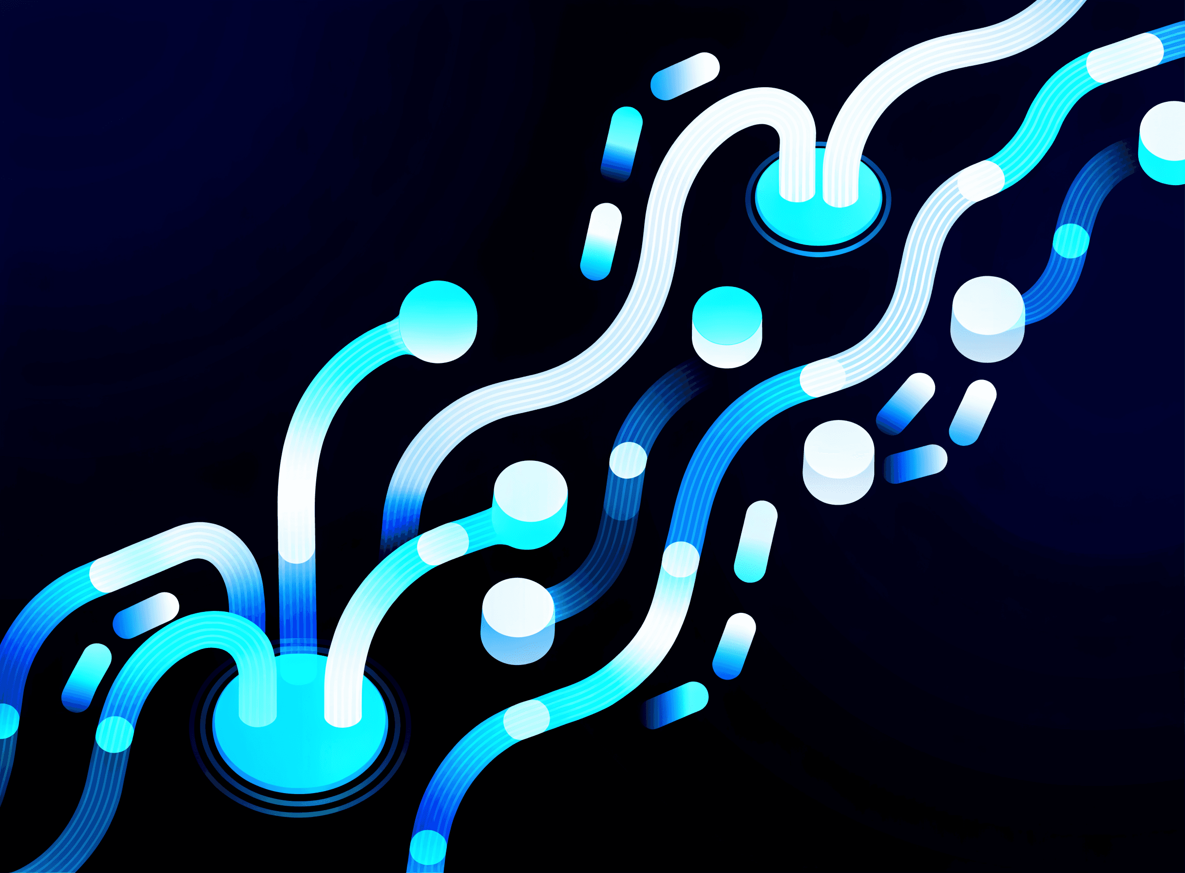 Illustratie voor n8n workflow-automatisering